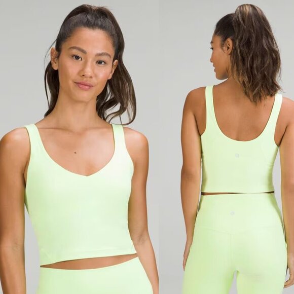 Lululemon Align Tank Top Nulu Fabric Green 4521 - Picture 1 of 6